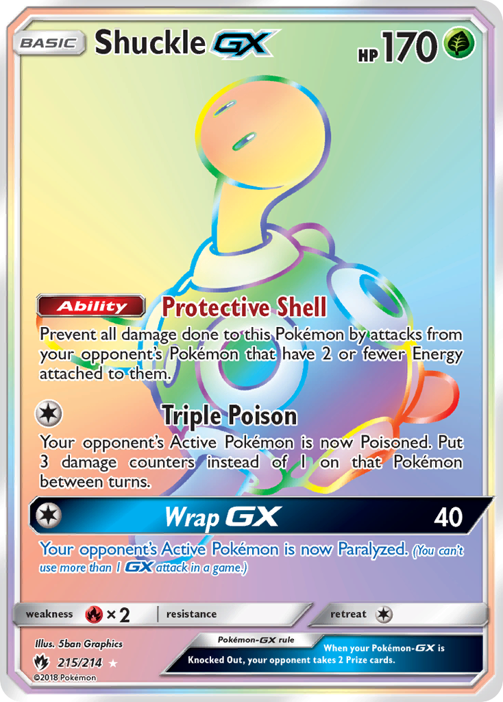 Shuckle GX (215/214) [Sun & Moon: Lost Thunder] | Black Swamp Games