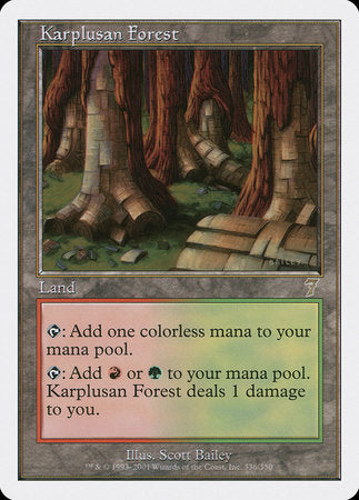 Karplusan Forest [Seventh Edition] | Black Swamp Games