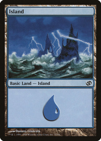 Island (32) [Duel Decks: Jace vs. Chandra] | Black Swamp Games
