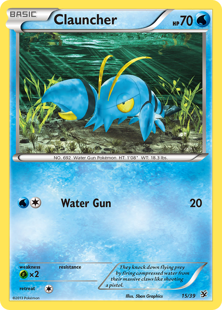 Clauncher (15/39) [XY: Kalos Starter Set] | Black Swamp Games