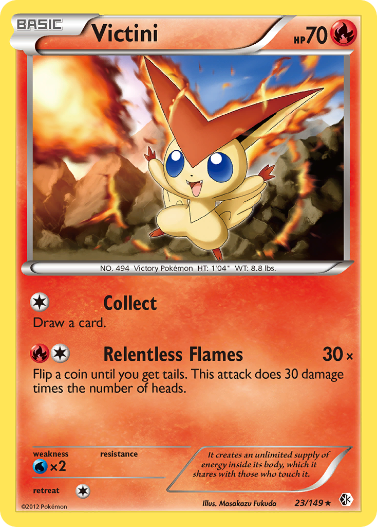 Victini (23/149) [Black & White: Boundaries Crossed] | Black Swamp Games