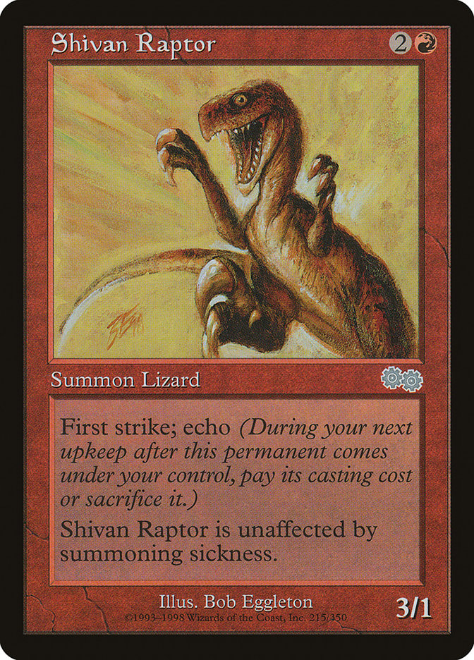 Shivan Raptor [Urza's Saga] | Black Swamp Games