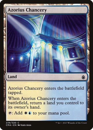 Azorius Chancery [Commander Anthology] | Black Swamp Games