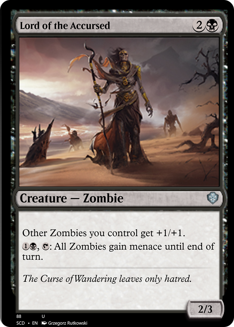 Lord of the Accursed [Starter Commander Decks] | Black Swamp Games