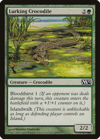 Lurking Crocodile [Magic 2012] | Black Swamp Games