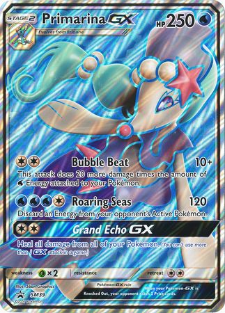 Primarina GX (SM39) (Jumbo Card) [Sun & Moon: Black Star Promos] | Black Swamp Games
