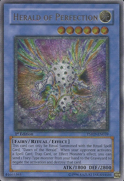 Herald of Perfection [TSHD-EN039] Ultimate Rare – Black Swamp Games