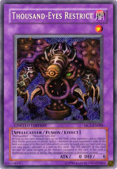 Thousand-Eyes Restrict [MC1-EN004] Secret Rare | Black Swamp Games
