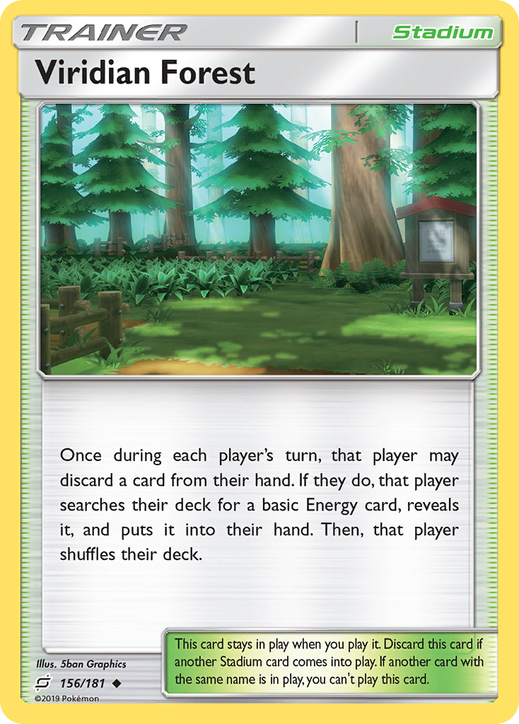 Viridian Forest (156/181) [Sun & Moon: Team Up] | Black Swamp Games