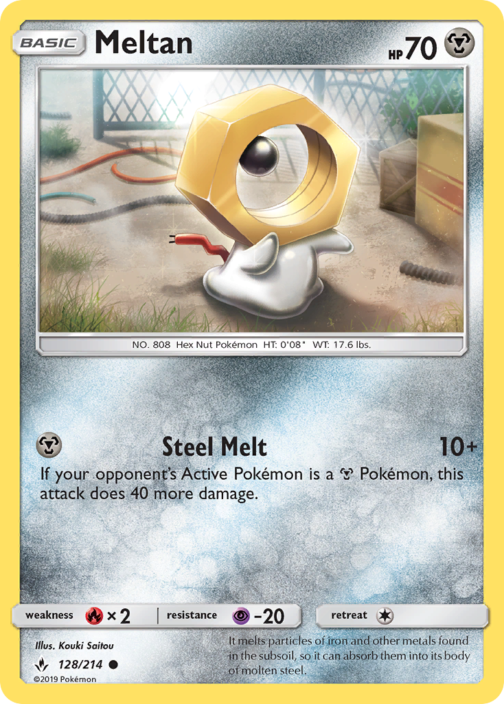 Meltan (128/214) [Sun & Moon: Unbroken Bonds] | Black Swamp Games