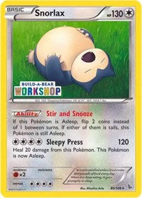 Snorlax (80/106) (Build-a-Bear Workshop Exclusive) [XY: Flashfire] | Black Swamp Games