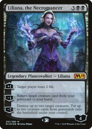 Liliana, the Necromancer [Core Set 2019] | Black Swamp Games