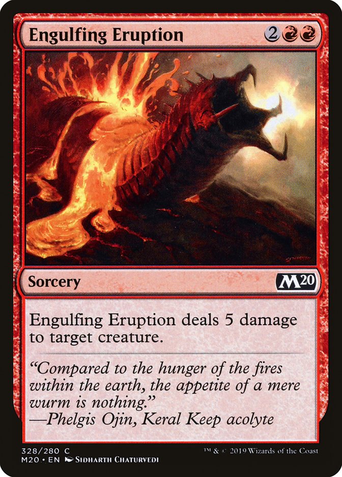 Engulfing Eruption [Core Set 2020] | Black Swamp Games