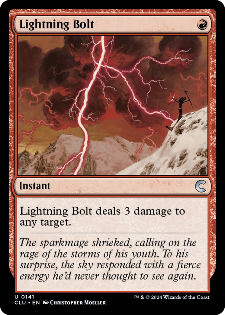 Lightning Bolt [Ravnica: Clue Edition] | Black Swamp Games