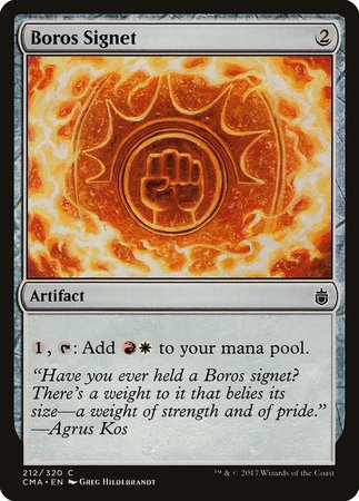 Boros Signet [Commander Anthology] | Black Swamp Games