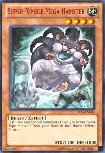 Super-Nimble Mega Hamster (Red) [DL15-EN007] Rare | Black Swamp Games