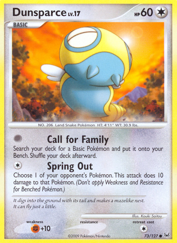 Dunsparce (73/127) [Platinum: Base Set] | Black Swamp Games