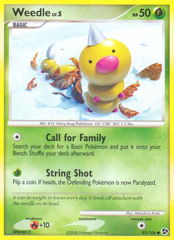 Weedle (93/106) [Diamond & Pearl: Great Encounters] | Black Swamp Games