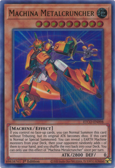 Machina Metalcruncher [ETCO-EN098] Ultra Rare | Black Swamp Games