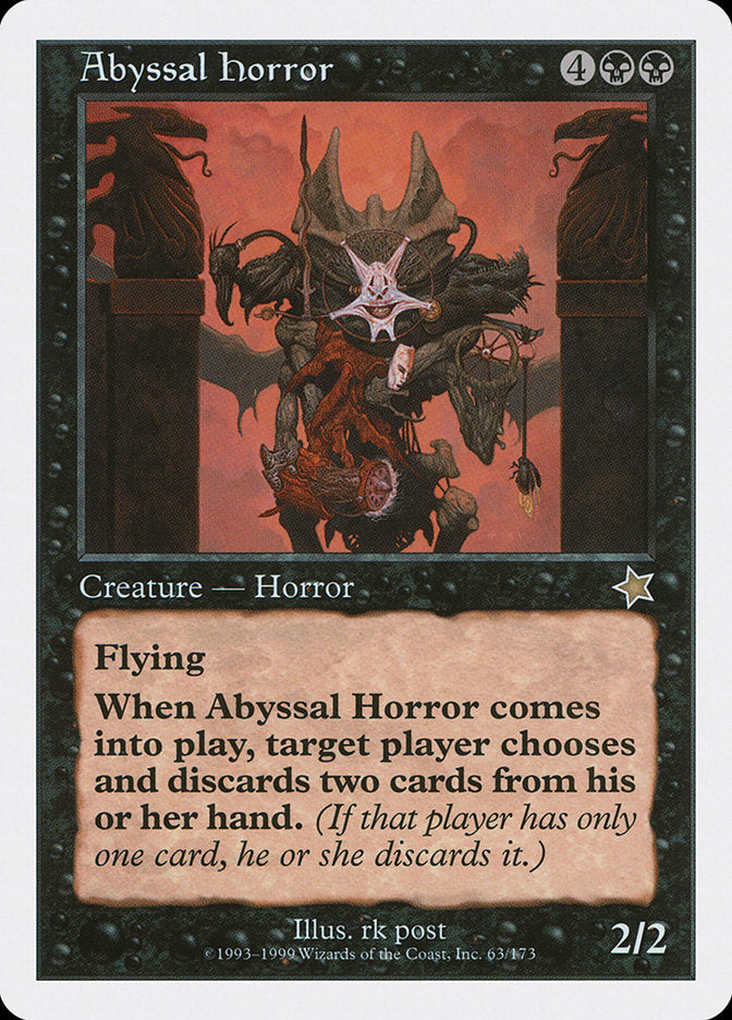 Abyssal Horror [Starter 1999] | Black Swamp Games