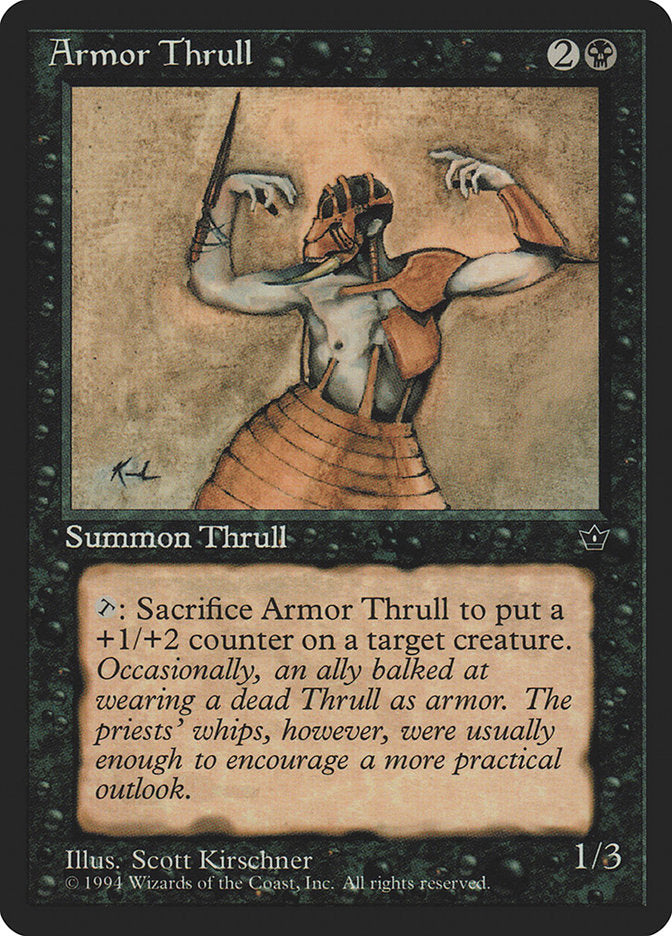 Armor Thrull (Scott Kirschner) [Fallen Empires] | Black Swamp Games