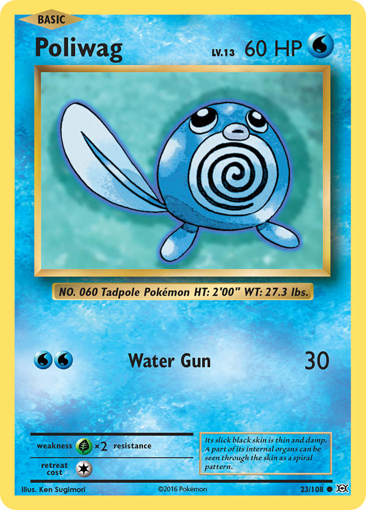 Poliwag (23/108) [XY: Evolutions] | Black Swamp Games