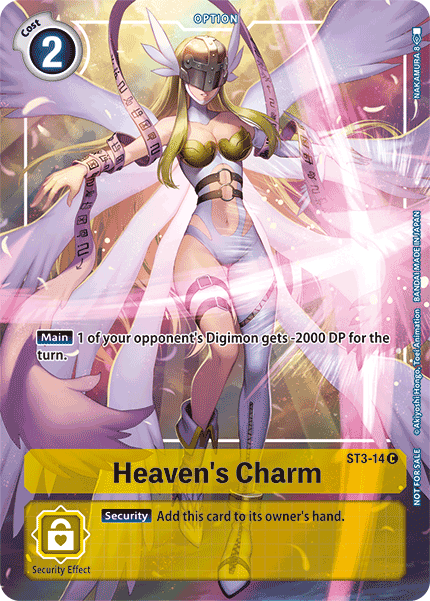 Heaven's Charm [ST3-14] (Tamer's Evolution Box) [Starter Deck: Heaven's Yellow Promos] | Black Swamp Games