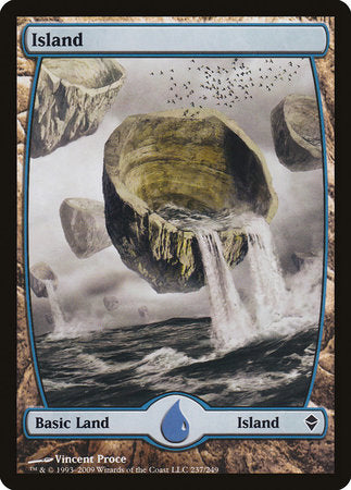 Island (237) - Full Art [Zendikar] | Black Swamp Games