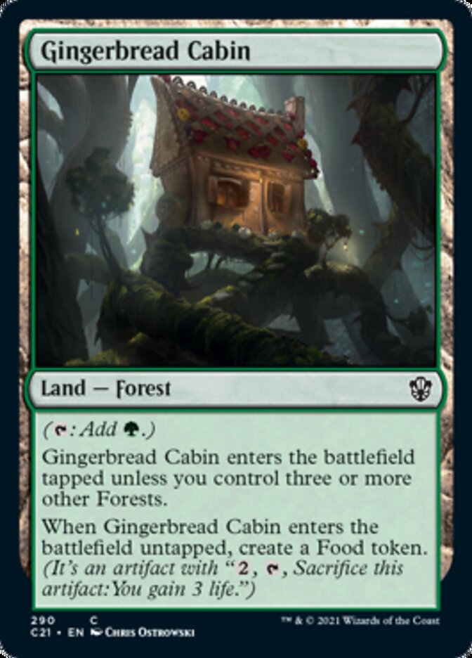 Gingerbread Cabin [Commander 2021] | Black Swamp Games