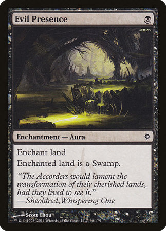 Evil Presence [New Phyrexia] | Black Swamp Games