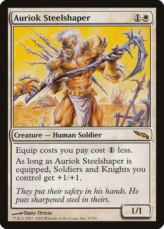 Auriok Steelshaper [Mirrodin] | Black Swamp Games