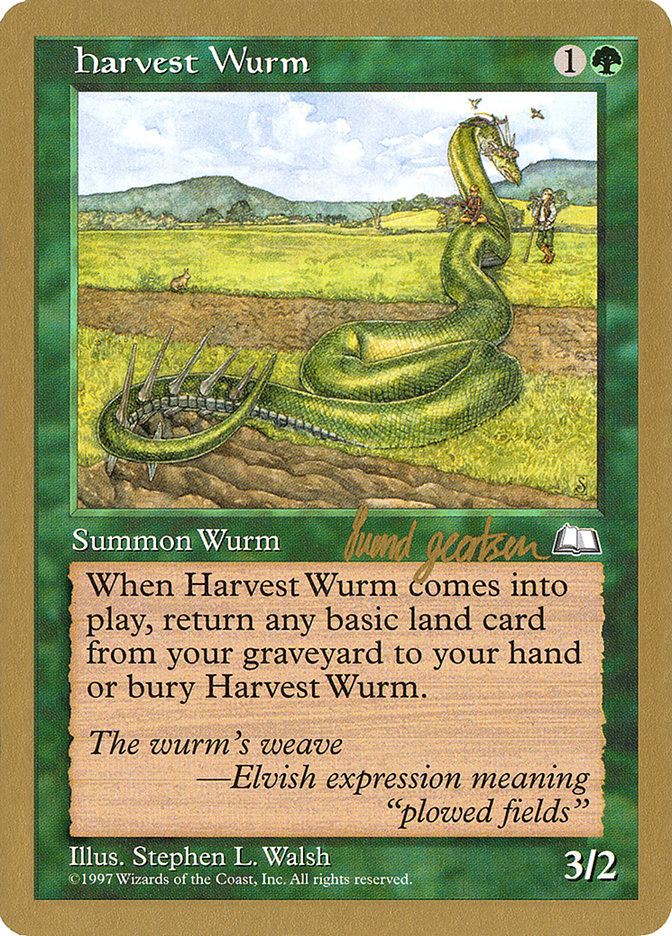 Harvest Wurm (Svend Geertsen) [World Championship Decks 1997] | Black Swamp Games