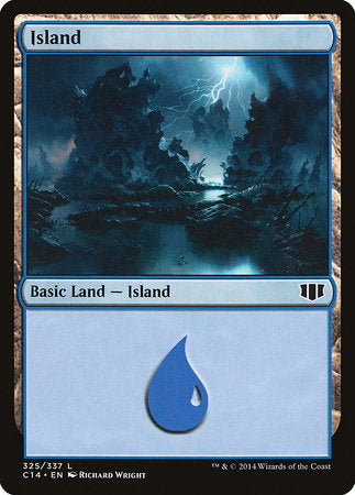 Island (325) [Commander 2014] | Black Swamp Games