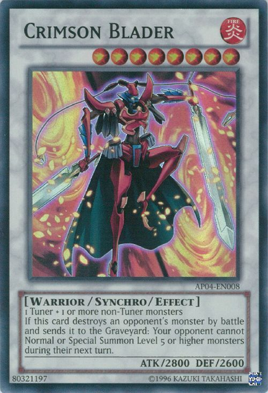 Crimson Blader [AP04-EN008] Super Rare | Black Swamp Games