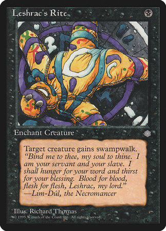 Leshrac's Rite [Ice Age] | Black Swamp Games