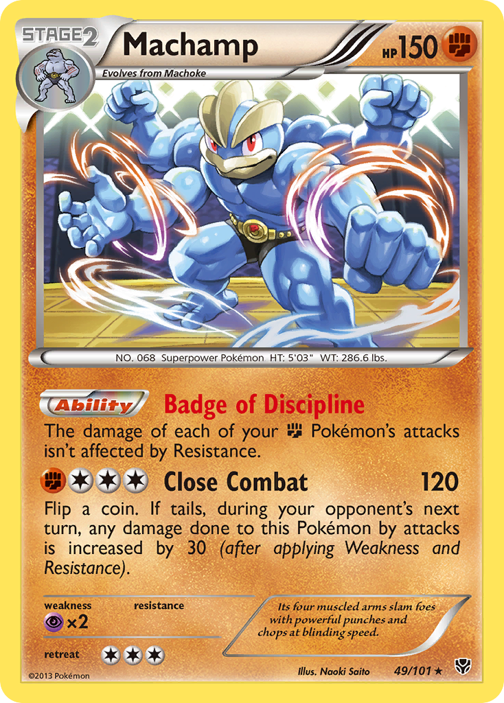 Machamp (49/101) [Black & White: Plasma Blast] | Black Swamp Games