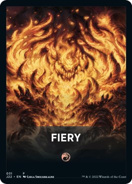 Fiery Theme Card [Jumpstart 2022 Front Cards] | Black Swamp Games