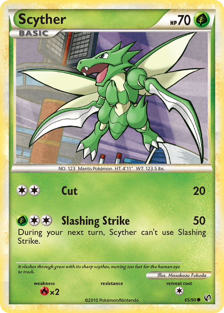 Scyther (65/90) [HeartGold & SoulSilver: Undaunted] | Black Swamp Games