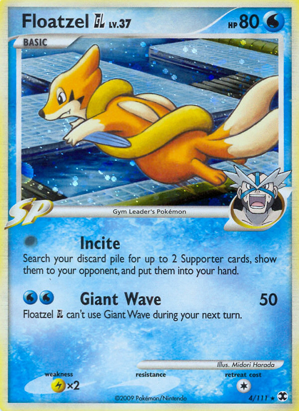 Floatzel GL (4/111) [Platinum: Rising Rivals] | Black Swamp Games