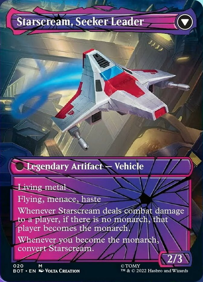 Starscream, Power Hungry // Starscream, Seeker Leader (Shattered Glass) [Universes Beyond: Transformers] | Black Swamp Games