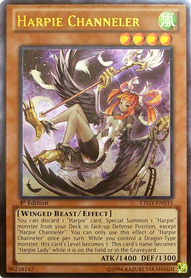 Harpie Channeler [LTGY-EN035] Ultimate Rare | Black Swamp Games