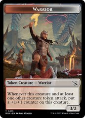 Warrior // Phyrexian Hydra (11) Double-Sided Token [March of the Machine Tokens] | Black Swamp Games