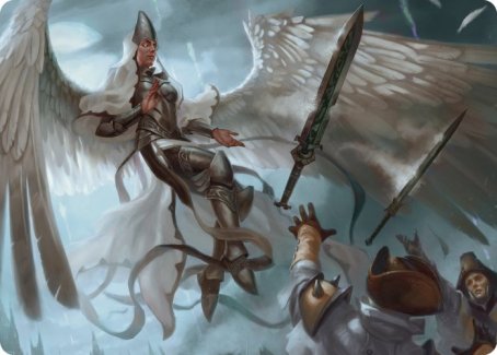 Angelic Quartermaster Art Card [Innistrad: Crimson Vow Art Series] | Black Swamp Games