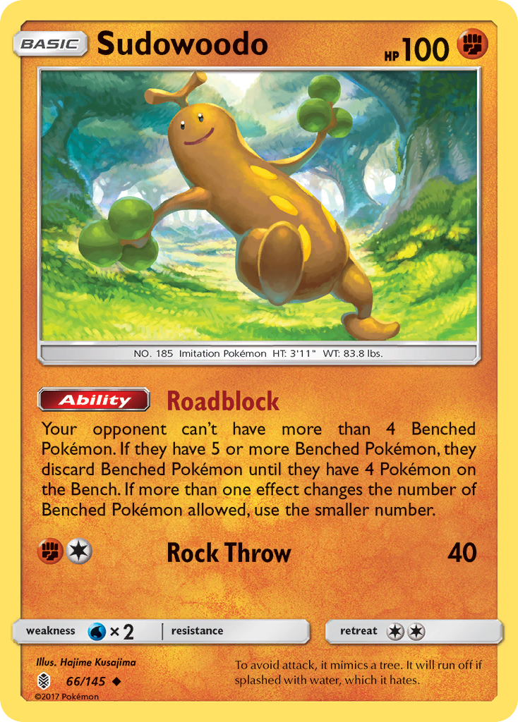 Sudowoodo (66/145) [Sun & Moon: Guardians Rising] | Black Swamp Games