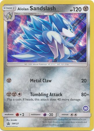 Alolan Sandslash (SM127) (Deck Exclusive #30) [Sun & Moon: Trainer Kit - Alolan Sandslash] | Black Swamp Games