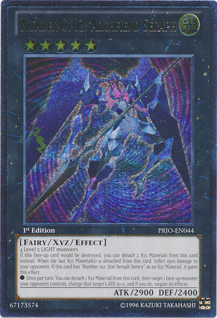 Number C102: Archfiend Seraph [PRIO-EN044] Ultimate Rare | Black Swamp Games