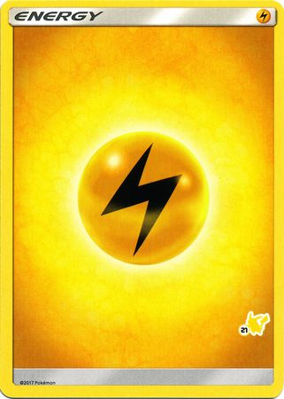 Lightning Energy (Pikachu Stamp #21) [Battle Academy 2020] | Black Swamp Games