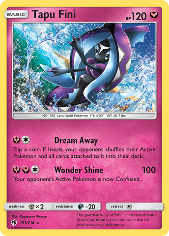 Gardevoir 141/214- Rare Holo Card- Pokemon- Lost Thunder