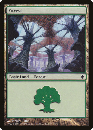 Forest (175) [New Phyrexia] | Black Swamp Games