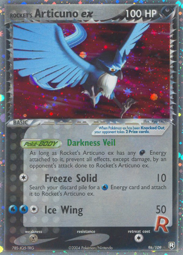 Rocket's Articuno ex (96/109) [EX: Team Rocket Returns] | Black Swamp Games